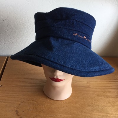 New Zealand Made  Dark Blue Denim Hat  Adj.   eb-62585064